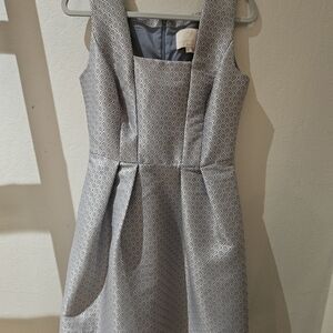 Gal Meets Glam Elegant Blue and Orange Dress